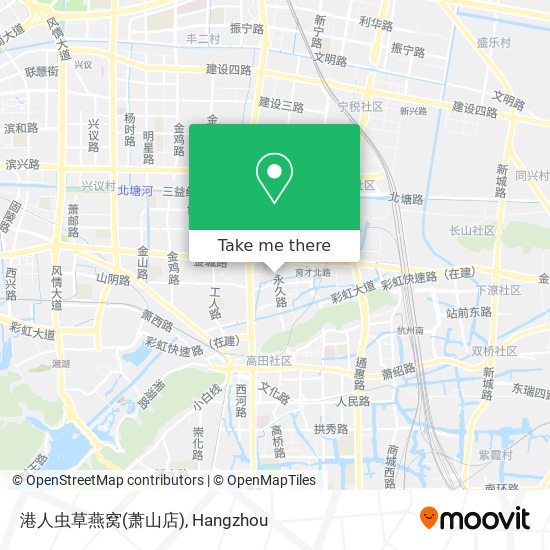 港人虫草燕窝(萧山店) map