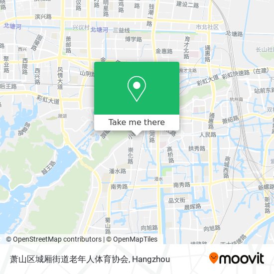 萧山区城厢街道老年人体育协会 map