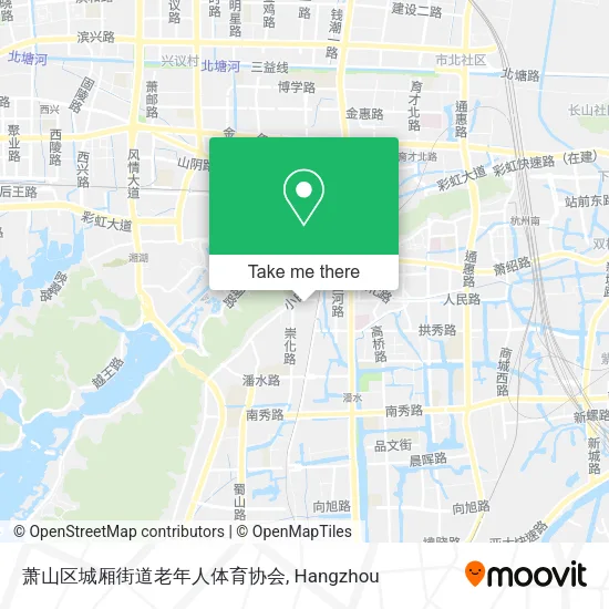 萧山区城厢街道老年人体育协会 map