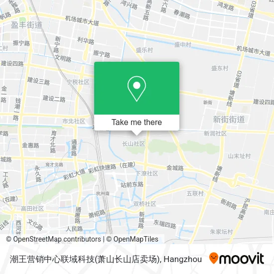 潮王营销中心联域科技(萧山长山店卖场) map