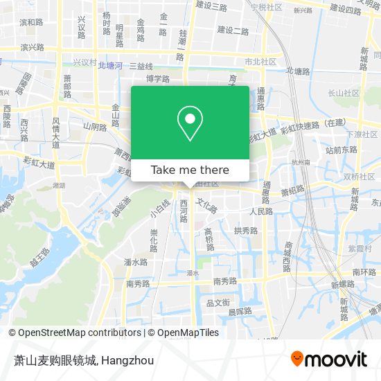 萧山麦购眼镜城 map