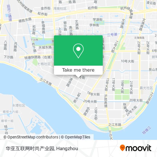 华亚互联网时尚产业园 map