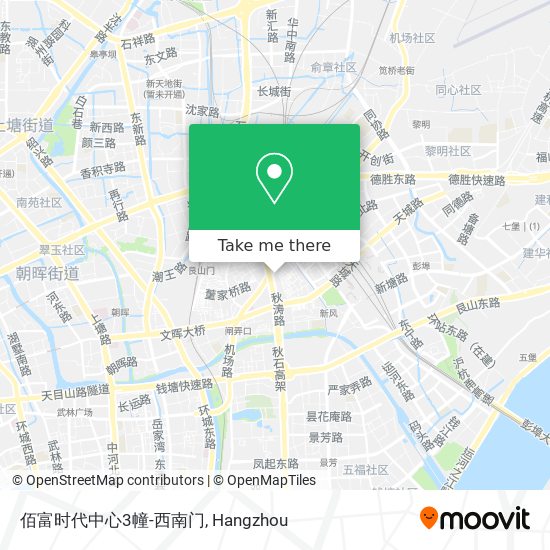 佰富时代中心3幢-西南门 map