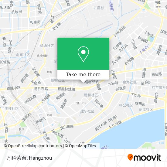 万科紫台 map