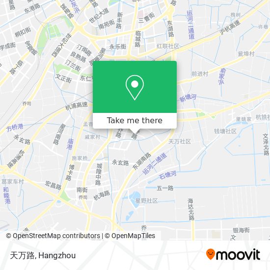 天万路 map