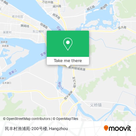 民丰村渔浦苑-200号楼 map