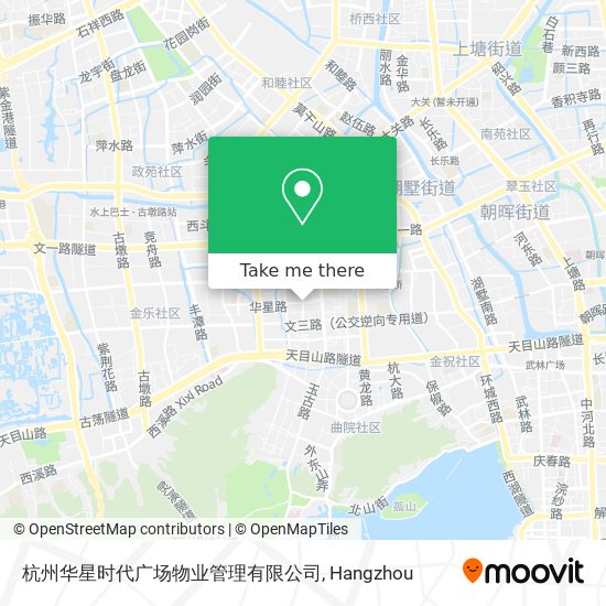 杭州华星时代广场物业管理有限公司 map