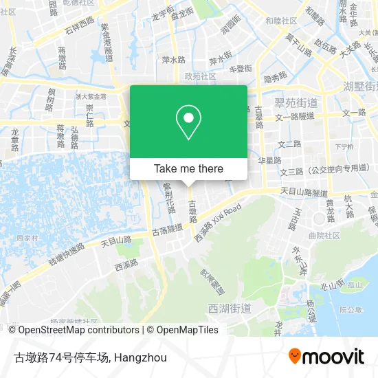 古墩路74号停车场 map