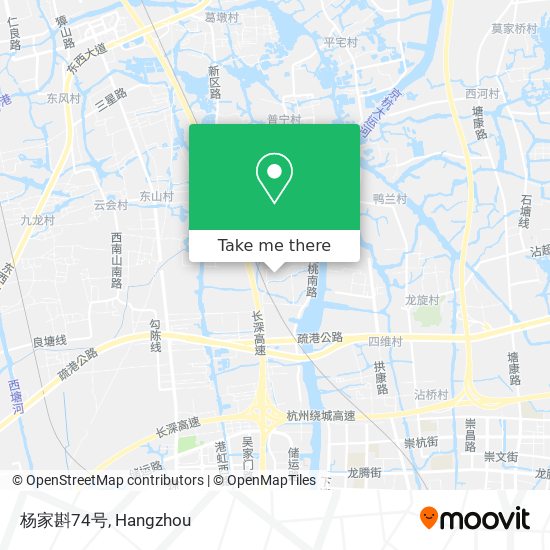 杨家斟74号 map