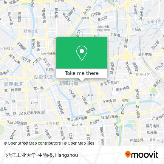 浙江工业大学-生物楼 map