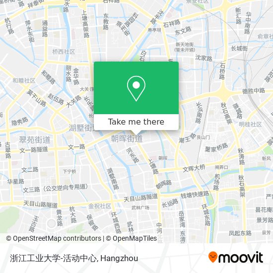 浙江工业大学-活动中心 map