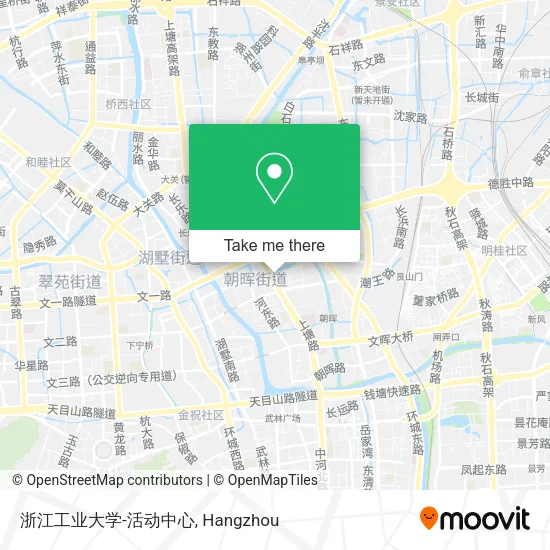 浙江工业大学-活动中心 map