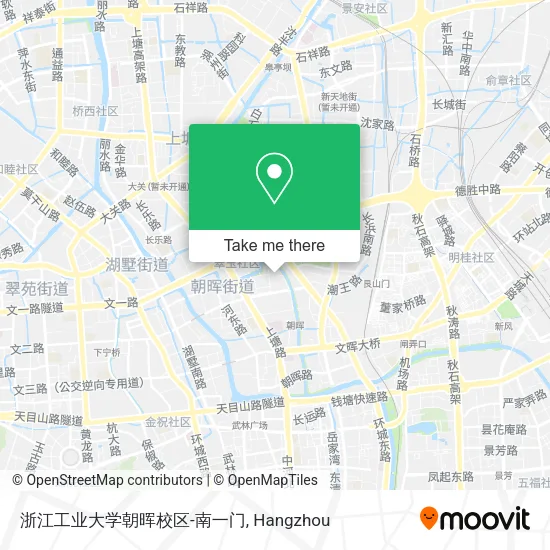 浙江工业大学朝晖校区-南一门 map
