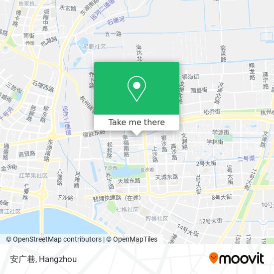 安广巷 map