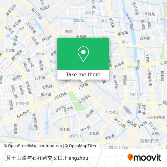 莫干山路与石祥路交叉口 map
