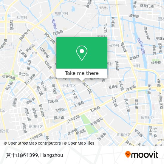 莫干山路1399 map