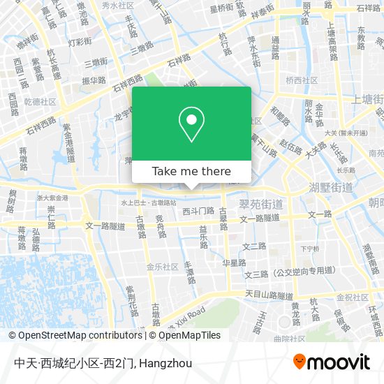 中天·西城纪小区-西2门 map