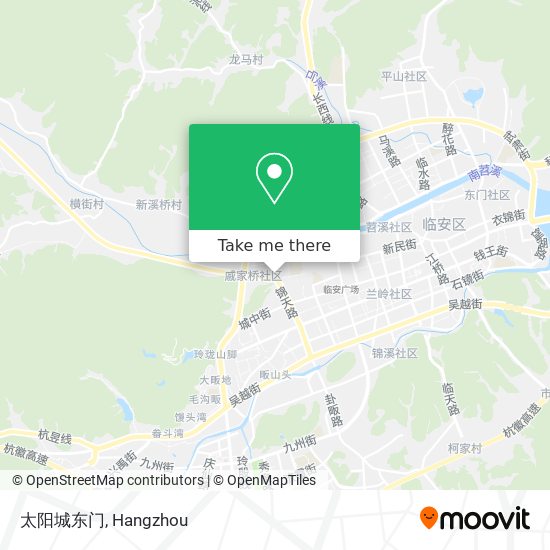 太阳城东门 map