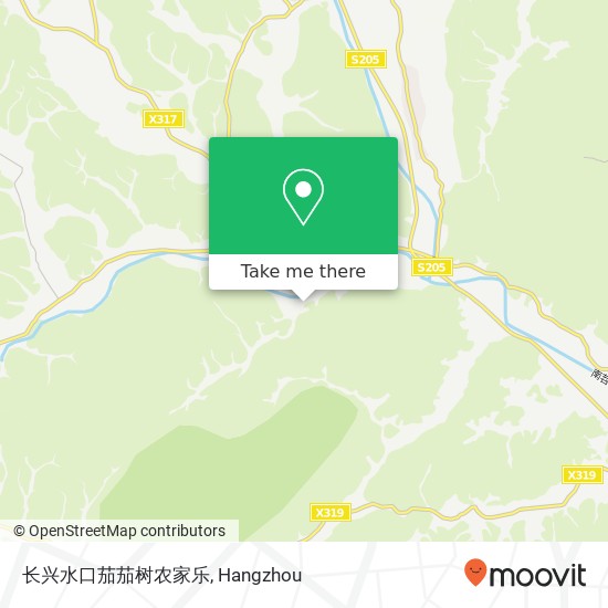 长兴水口茄茄树农家乐 map