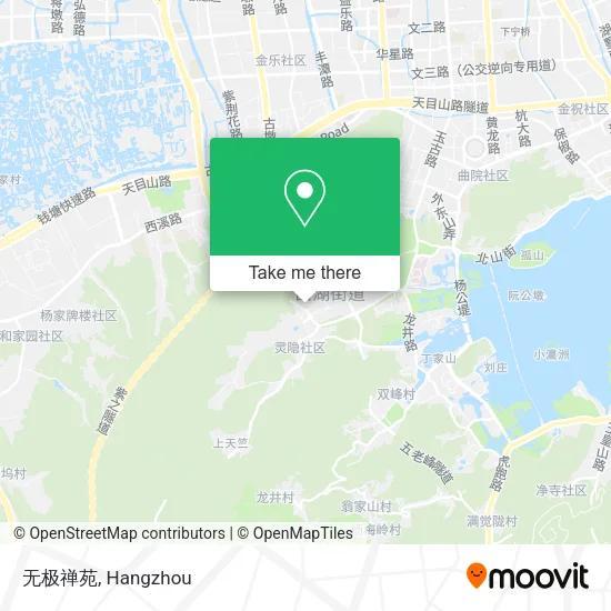 无极禅苑 map