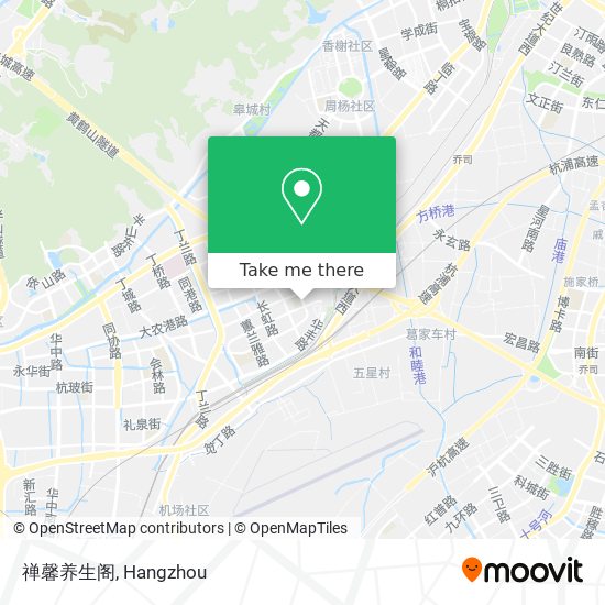 禅馨养生阁 map