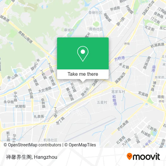 禅馨养生阁 map