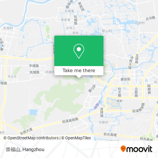 崇福山 map