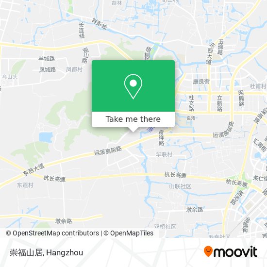 崇福山居 map