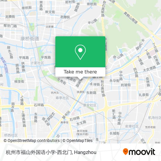 杭州市福山外国语小学-西北门 map