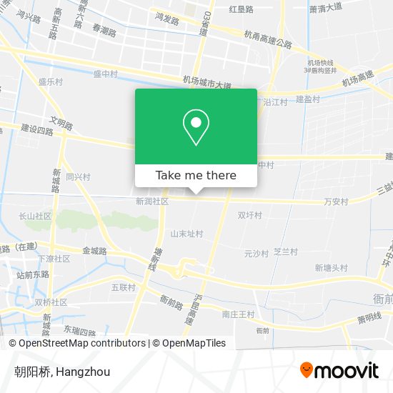 朝阳桥 map