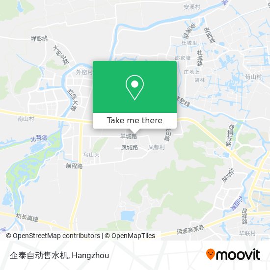 企泰自动售水机 map
