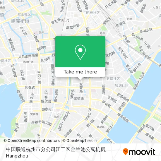 中国联通杭州市分公司江干区金兰池公寓机房 map