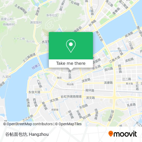 谷帖面包坊 map