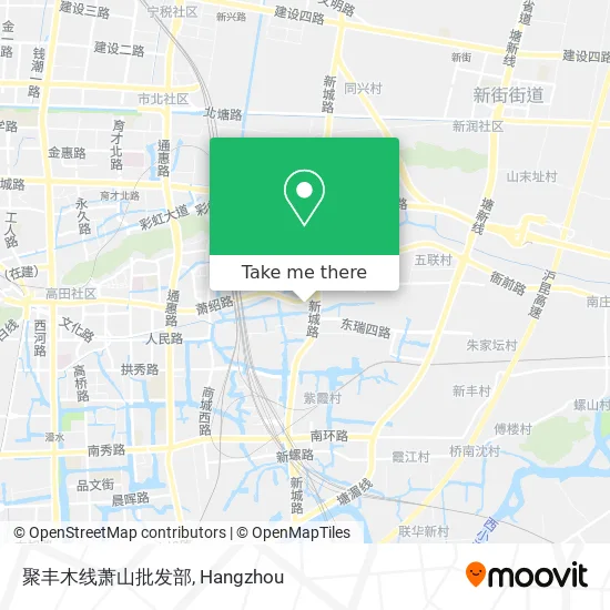聚丰木线萧山批发部 map