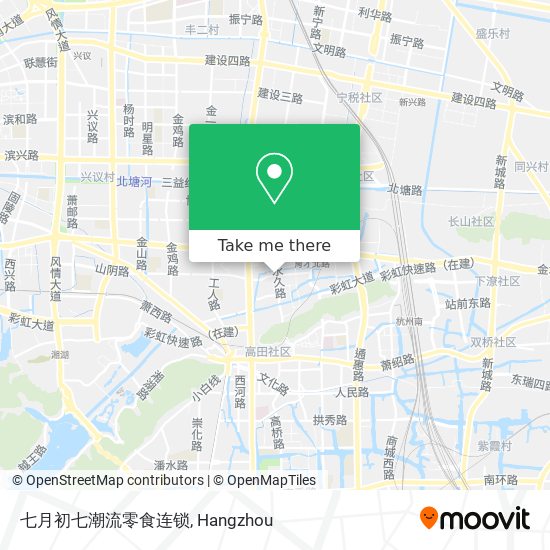 七月初七潮流零食连锁 map