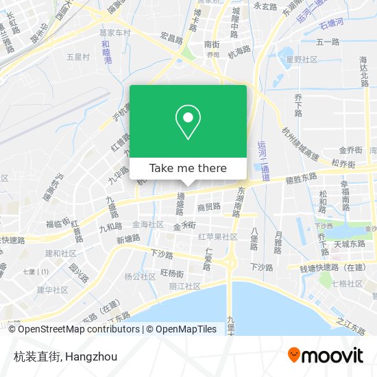 杭装直街 map