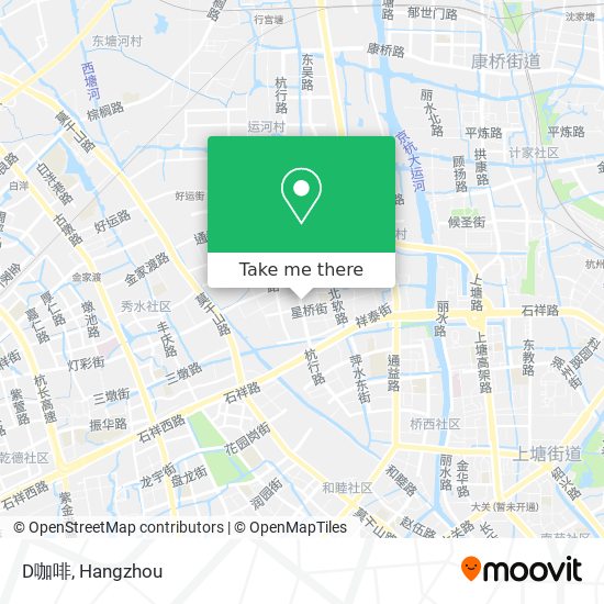 D咖啡 map