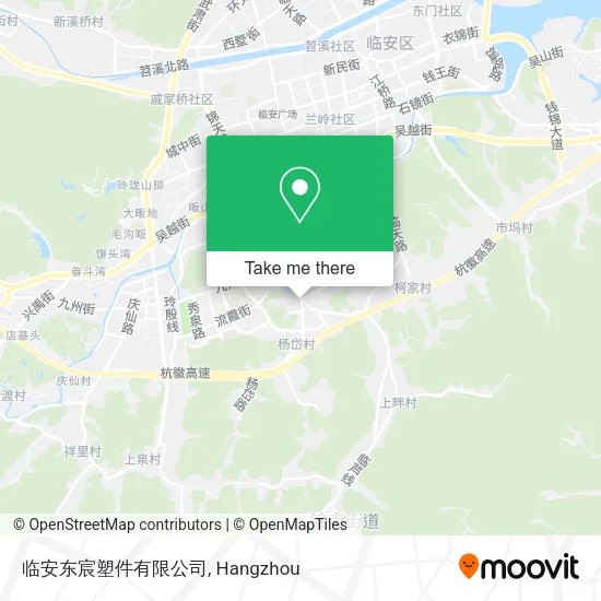 临安东宸塑件有限公司 map