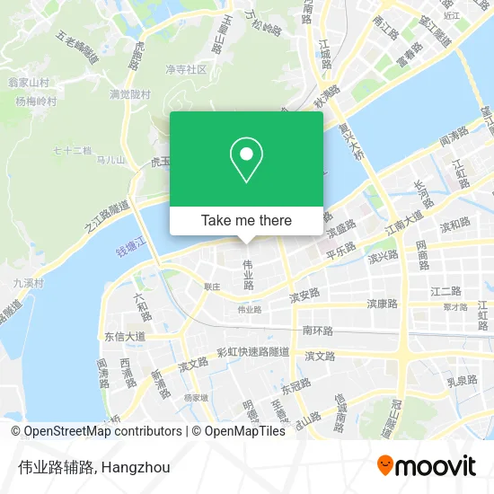 伟业路辅路 map
