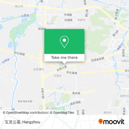 宝灵公墓 map