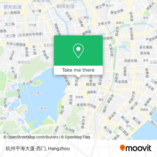 杭州平海大厦-西门 map