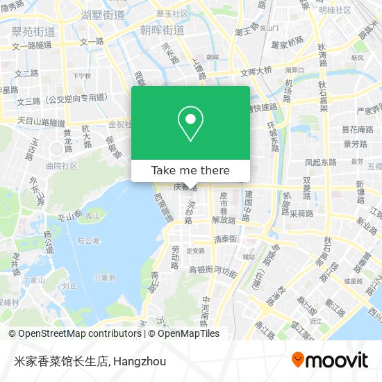 米家香菜馆长生店 map