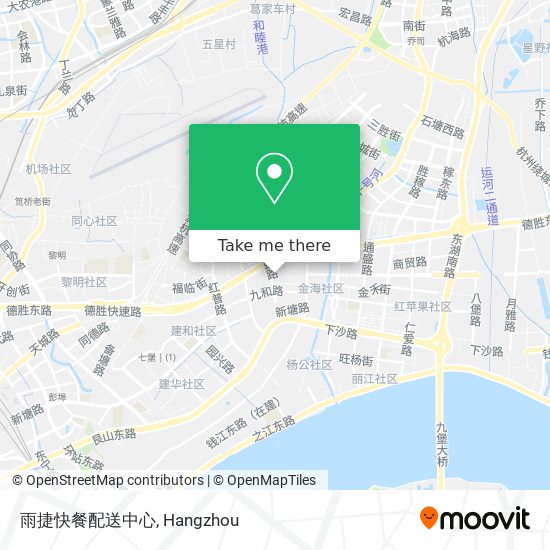 雨捷快餐配送中心 map