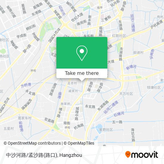 中沙河路/孟沙路(路口) map
