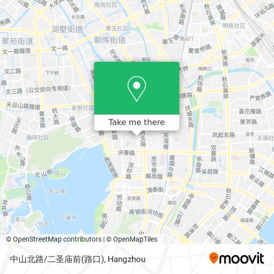 中山北路/二圣庙前(路口) map