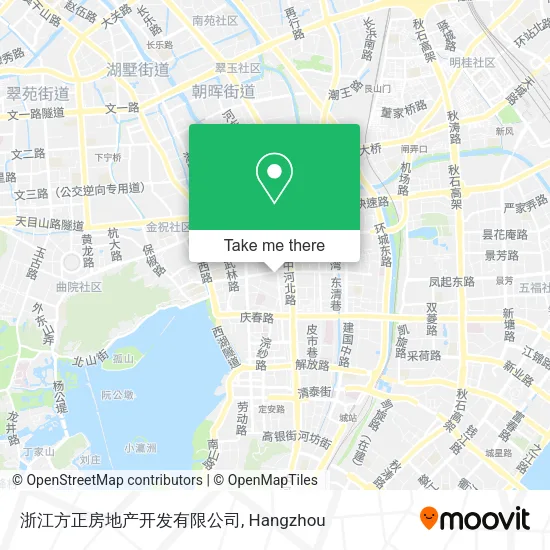 浙江方正房地产开发有限公司 map