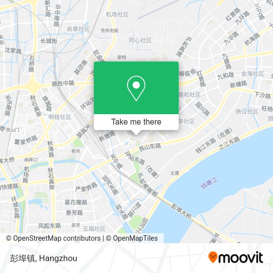 彭埠镇 map