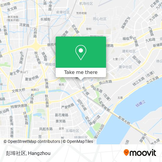 彭埠社区 map