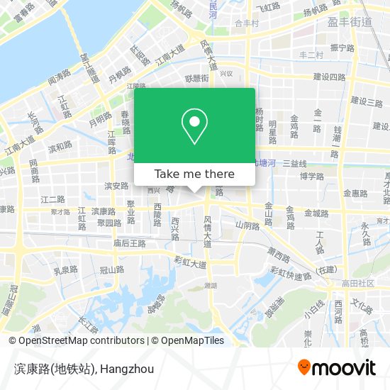 滨康路(地铁站) map