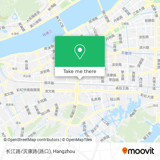 长江路/滨康路(路口) map